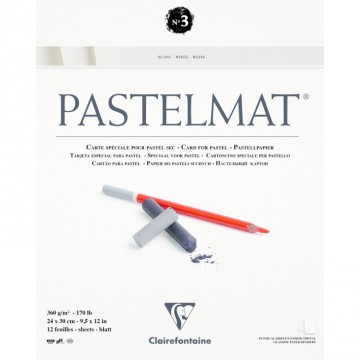 Pastelmat n°3, 30x40 cm, blok m 12ark, 360g Pastelmat n°3, 30x40 cm, blok m 12ark, 360g